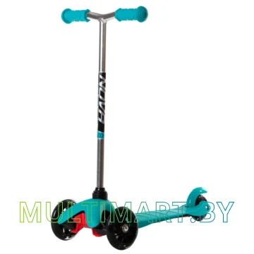Самокат Novatrack Disco-Kids Start 120DISCOKIDS.SGN20 (бирюзовый, 2020)